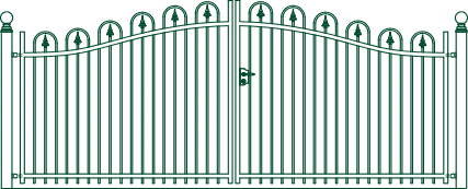 portail capri ondulé